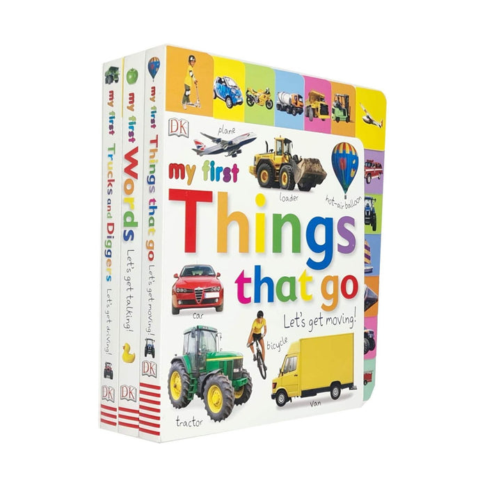DK My First Childrens Collection 3 Books Set (My First Words Let's Get Talking,) - The Book Bundle