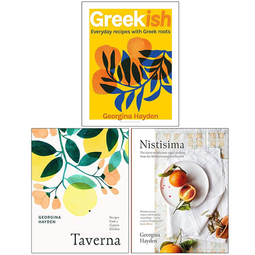 Georgina Hayden Collection 3 Books Set (Greekish Everyday recipes with Greek roots, Taverna & Nistisima) - The Book Bundle