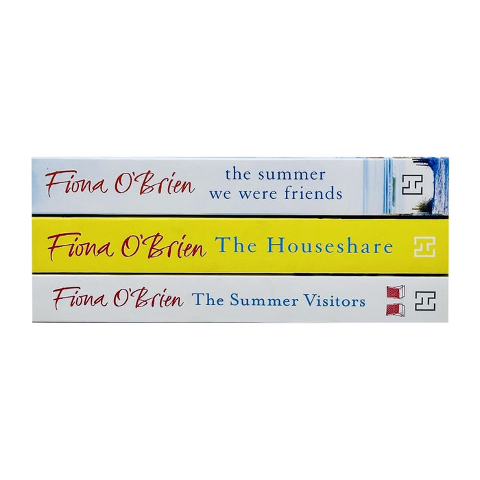 Fiona O'Brien Collection 3 Books Set (The Summer We Were Friends, The Houseshare and The Summer Visitors) - The Book Bundle