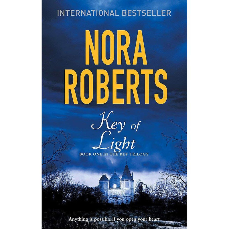 Pitagus paperback collection of three Nora Roberts fiction books from the Key Trilogy by Nora Roberts, featuring colorful covers.