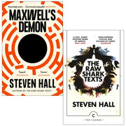 Steven Hall 2 Books Collection Set (The Raw Shark Texts (Canons) & Maxwell's Demon) - The Book Bundle