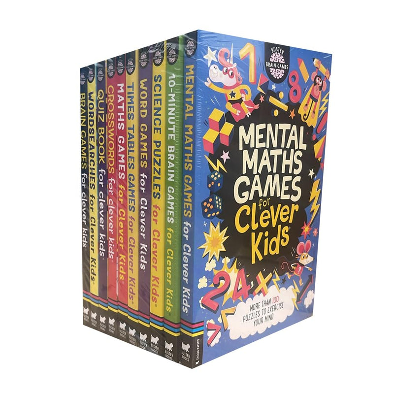 Brain Games for Clever Kids, Wordsearches for Clever Kids, 10 Books Collection Set - Non Fiction - Mixed Format