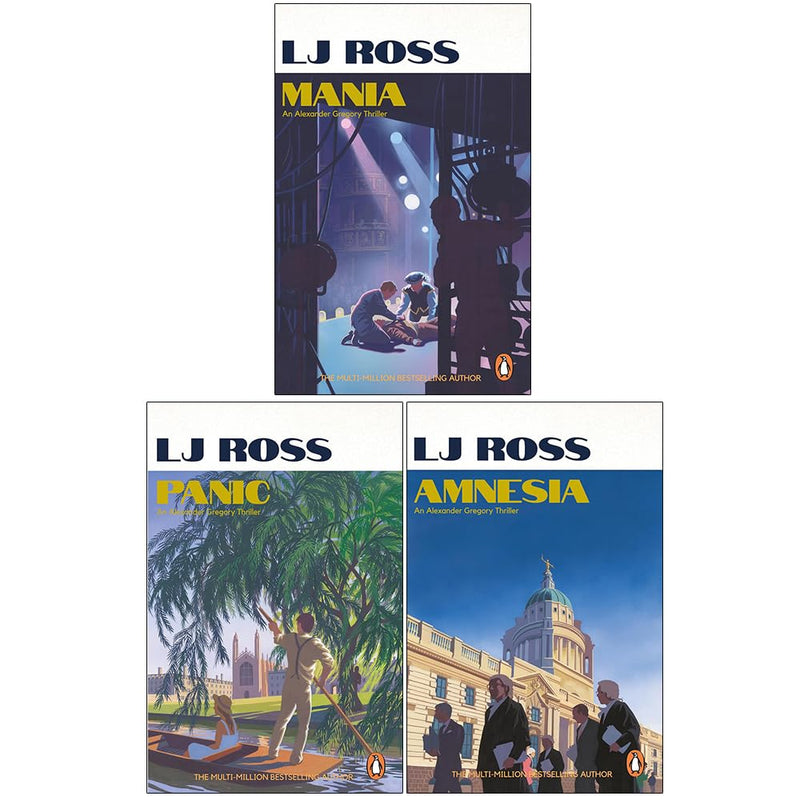 The Alexander Gregory Thrillers 3 Books Collection Set by LJ Ross - Fiction - Paperback