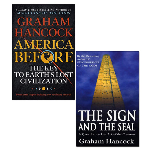 Graham Hancock 2 Books Collection Set (America Before, The Sign And The Seal) - The Book Bundle