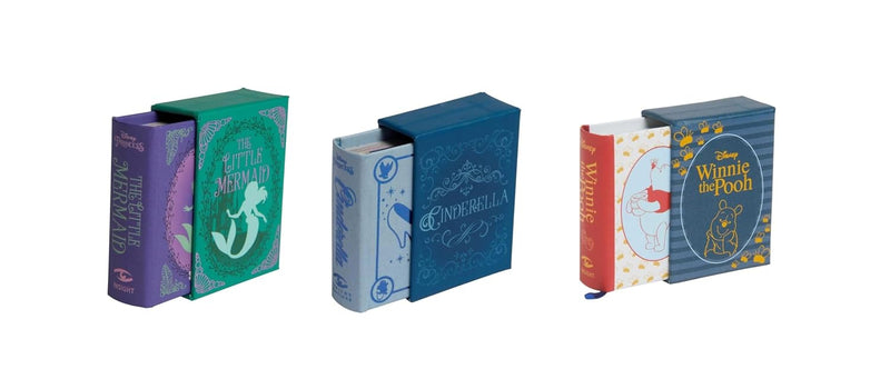Disney Tiny Book Collection 3 Books Set Winnie the Pooh, Cinderella and The Little Mermaid - Fiction - Paperback