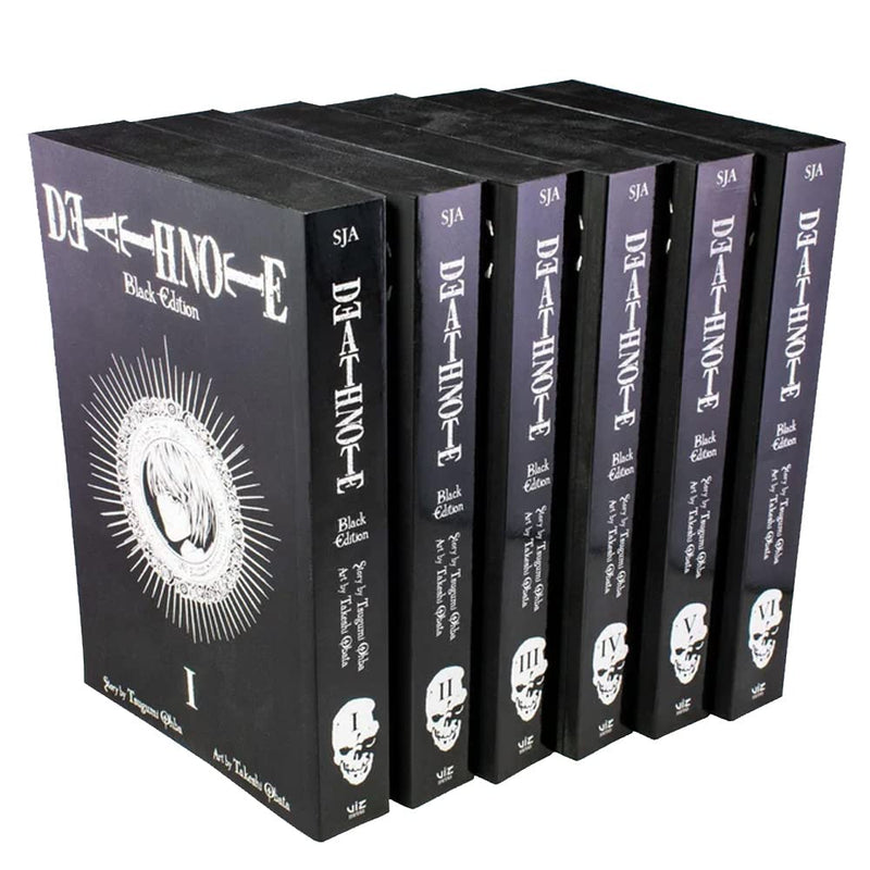 Death Note Black Edition Volume 1-6 Collection 6 Books Set Manga Tsugumi Ohba - The Book Bundle