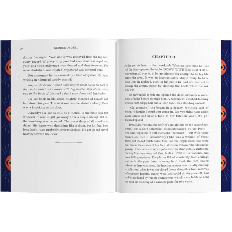 1984: Wilco Classics Sprayed Edge Premium by George Orwell - The Book Bundle