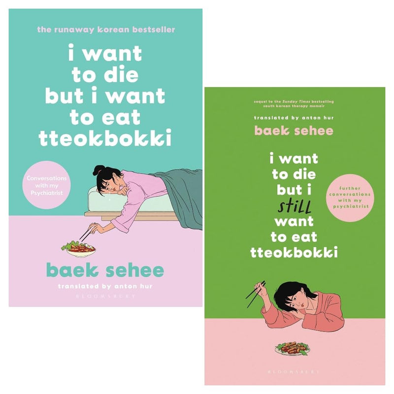 Baek Sehee 2 Books Collection Set (I Want to Die but I Want to Eat Tteokbokki) - The Book Bundle