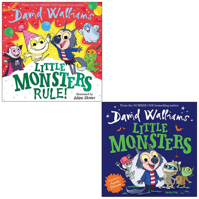 David Walliams Collection 2 Books Set (Little Monsters Rule! and Little Monsters)