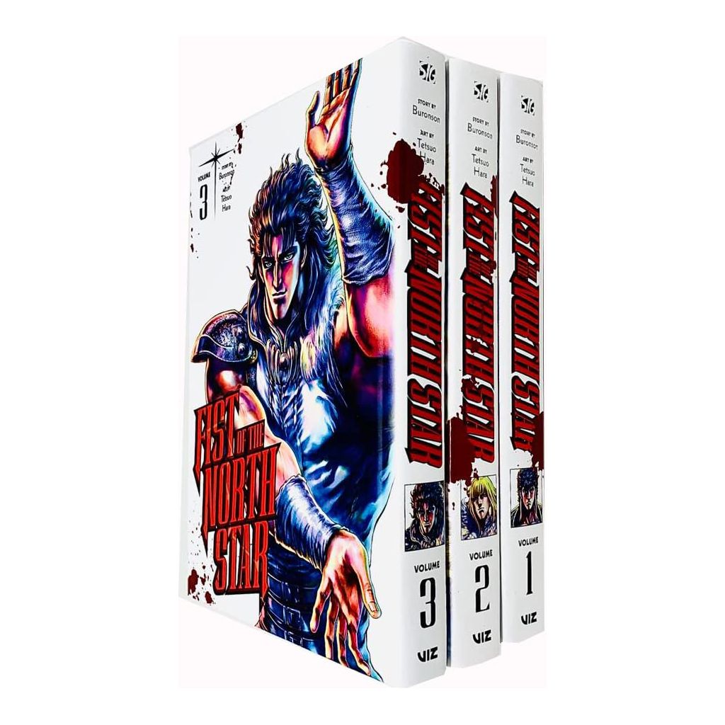 Fist of the North Star Volume 1-3 Collection 3 Books Set By Tetsuo Hara