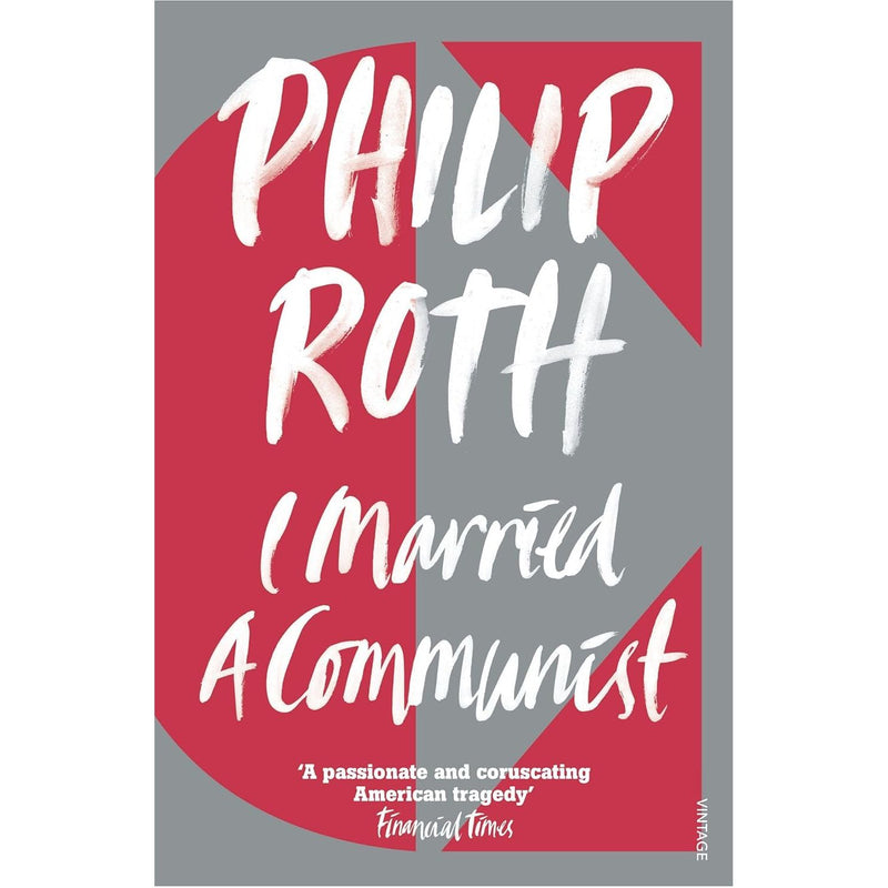 Vintage Philip Roth 3-book collection set featuring American Pastoral, The Human Stain, and I Married a Communist paperbacks.