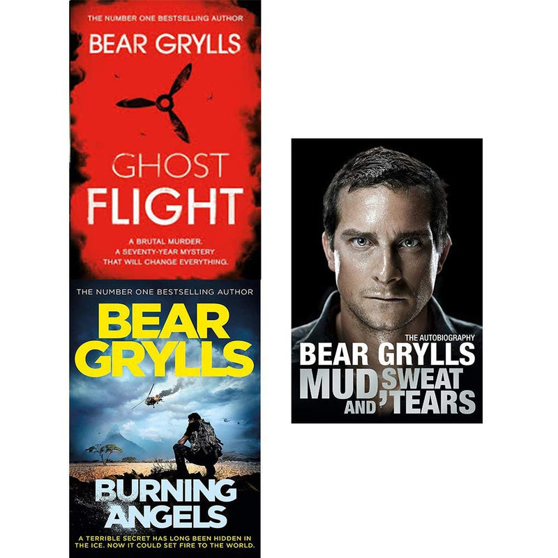 Will Jaeger 3-Book Collection Set by Bear Grylls, Action Packed Survival Thrillers - Fiction - Paperback