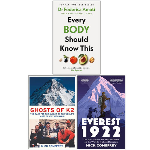 Every Body Should Know This, Ghosts of K2 and Everest 1922 3 Books Collection Set - The Book Bundle