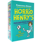 Francesca Simon Horrid Henry Mischievous Mayhem 10 Book Collection Box Set - The Book Bundle