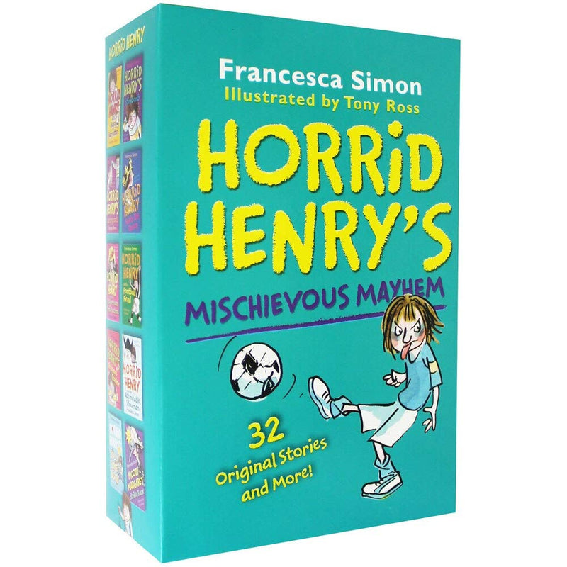 Francesca Simon Horrid Henry Mischievous Mayhem 10 Book Collection Box Set - The Book Bundle