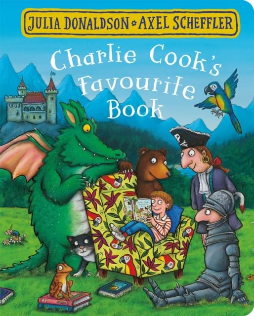 Julia Donaldson 4 Books Collection Set (Charlie Cook's Favourite Book, The Gruffalo, The Gruffalo's Child & Room on the Broom)