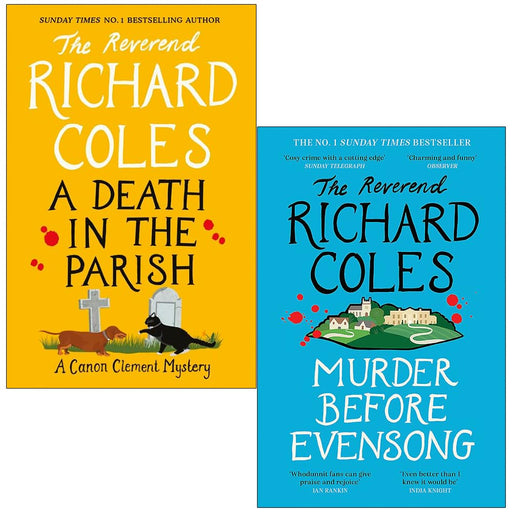 Canon Clement Mystery 2 Books Collection Set By Reverend Richard Coles (A Death in the Parish [Hardcover] and Murder Before Evensong) - The Book Bundle