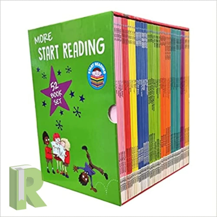More Start Reading Series 52 Books Collection Set (The Winter Cave, Rushing River, Danger in the Forest, A Wolf in the Woods, The Spotless Pig & More...) - The Book Bundle