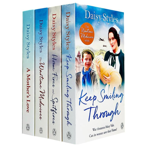 Daisy Styles Wartime Midwives Series Collection 4 Books Set (The Wartime Midwives) - The Book Bundle