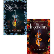 LJ Claren Selvaren Series 2 books collection set including The Silversmith and The Incendiary, paperback fiction by Bookouture Ltd