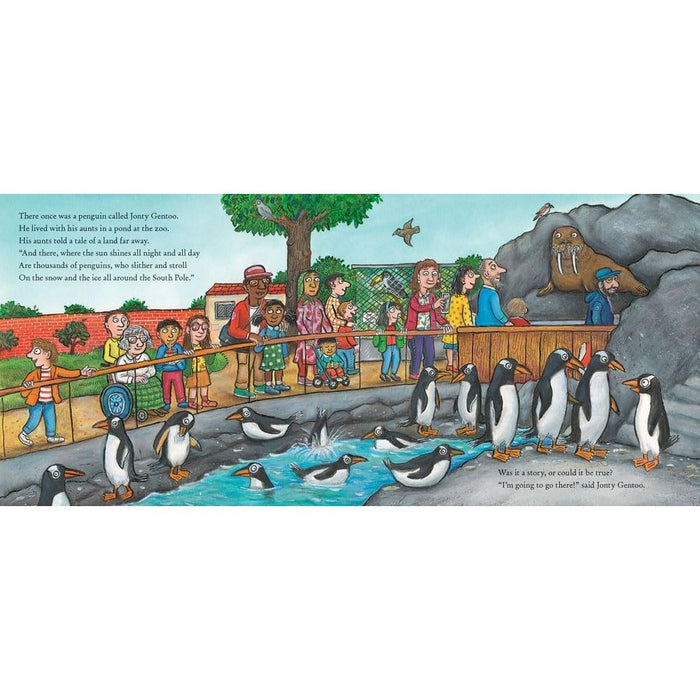 Jonty Gentoo: The Adventures of a Penguin by Julia Donaldson, Axel Scheffler Hardcover - The Book Bundle