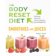 The HBD Reset Cookbook, The Body Reset Diet, and Smoothies and Juices book set by Petronella Ravenshear, Harley Pasternak, and Shauna R. Martin.