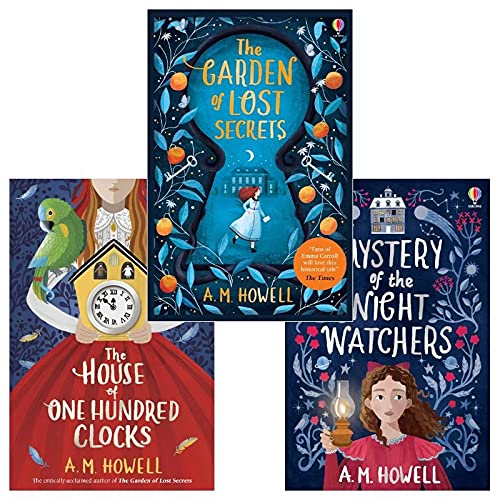 A M Howell 3 Books Set (The House of One Hundred Clocks, The Garden of Lost Secrets) - The Book Bundle