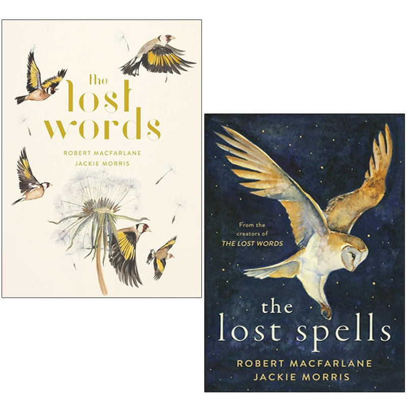 The Lost Words and The Lost Spells By ?Robert Macfarlane, Jackie Morris 2 Books Collection Set - The Book Bundle
