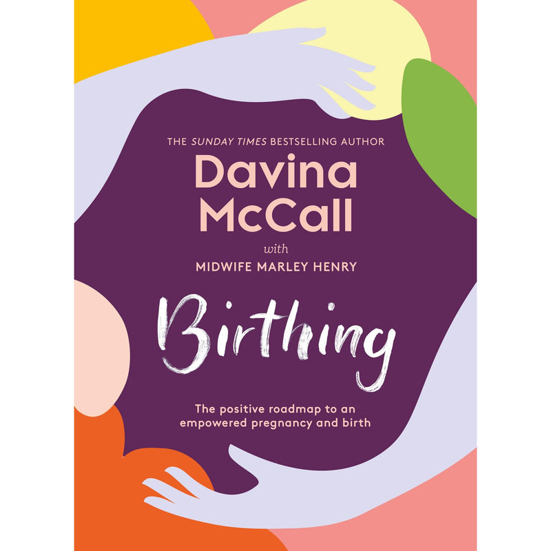 High-quality image of the book "Birthing" by Davina McCall, featuring the cover with title and author's name.