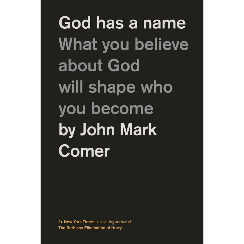 Book cover for "God Has a Name" by Thomas Nelson, featuring a spiritual design with the title and author name.