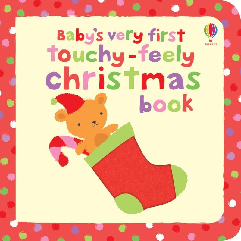 Usborne Baby's Very First Collection 3 Books Set By Fiona Watt (Baby's Very First Touchy-feely Book,Animals & Christmas Book) - The Book Bundle