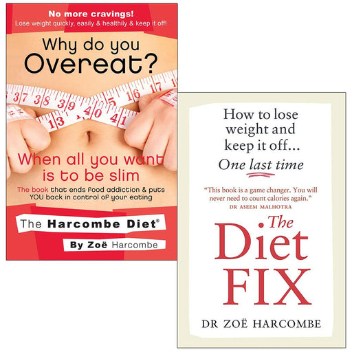 Zoe Harcombe Collection 2 Books Set (Why Do You Overeat & The Diet Fix) - The Book Bundle