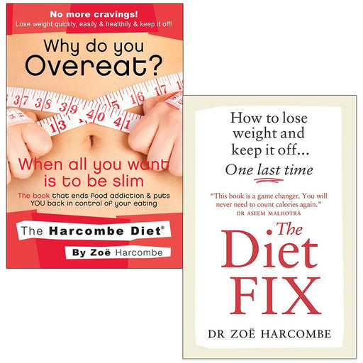 Zoe Harcombe Collection 2 Books Set (Why Do You Overeat & The Diet Fix) - The Book Bundle