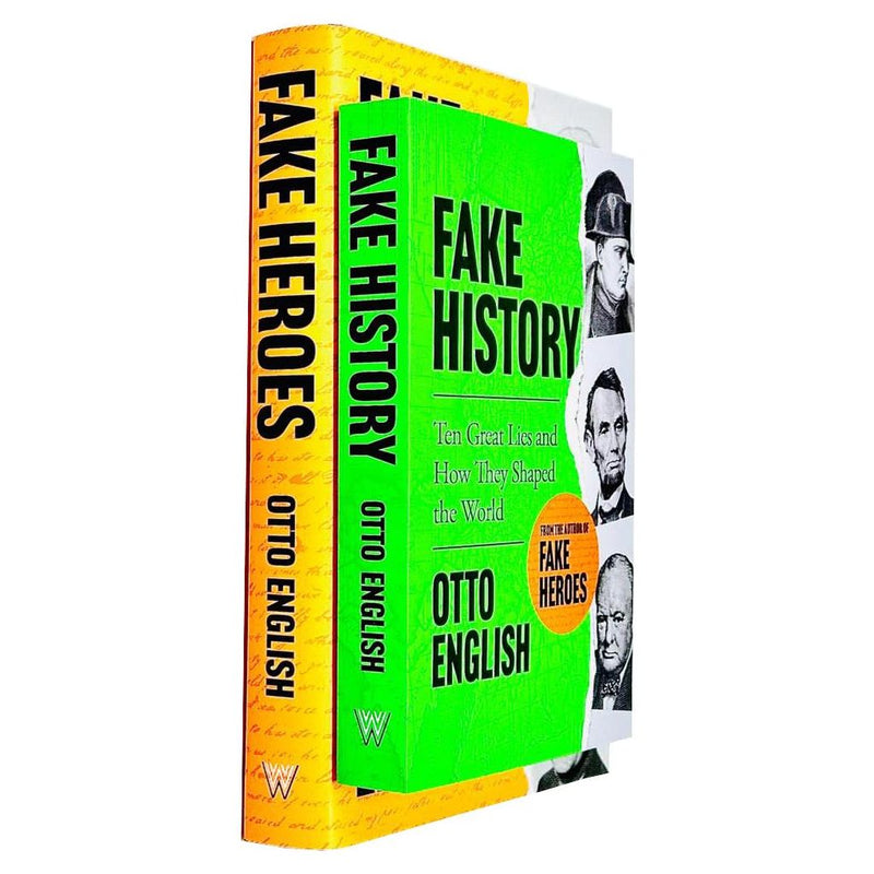 Otto English Collection 2 Books Set (Fake History & [Hardcover] Fake Heroes) - The Book Bundle