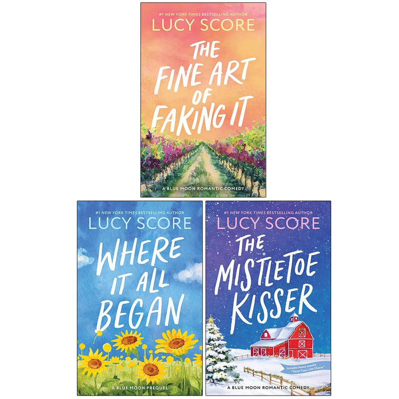 Blue Moon Series 3-Book Collection Set by Lucy Score (Books 6-8) - Fiction - Paperback