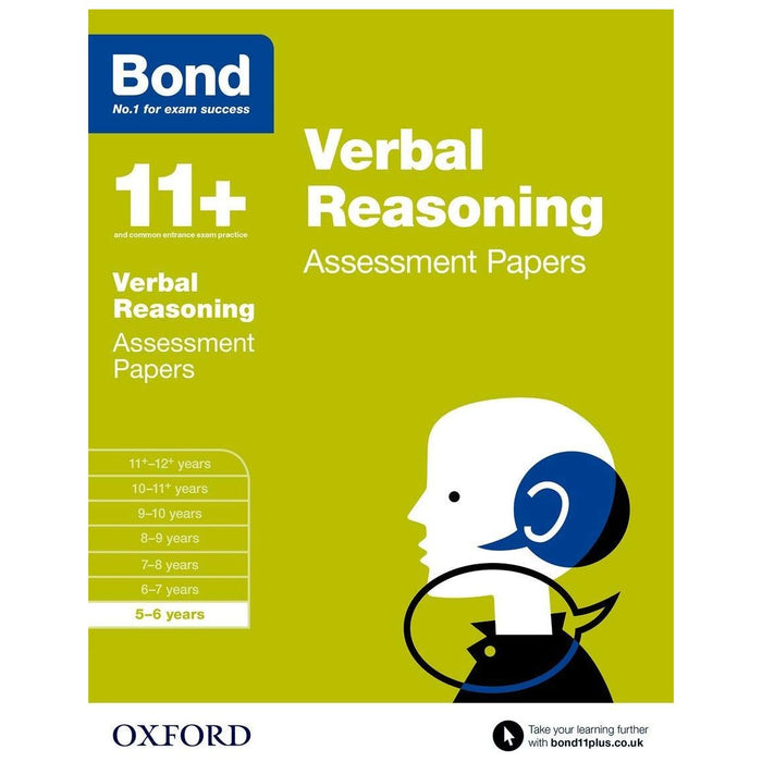 Bond 11+: Assessment Papers, 5-6 years Bundle: English, Maths, Non-verbal Reasoning, Verbal Reasoning - The Book Bundle