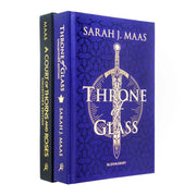 Sarah J Maas Collectors Edition 2-book set featuring Throne of Glass and A Court of Thorns and Roses with decorative covers
