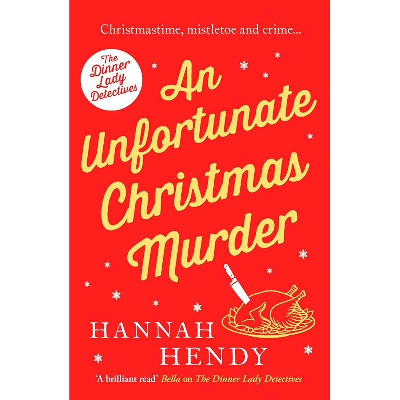 The Dinner Lady Detectives 4-book collection set by Hannah Hendy, featuring paperback fiction books with colorful covers.