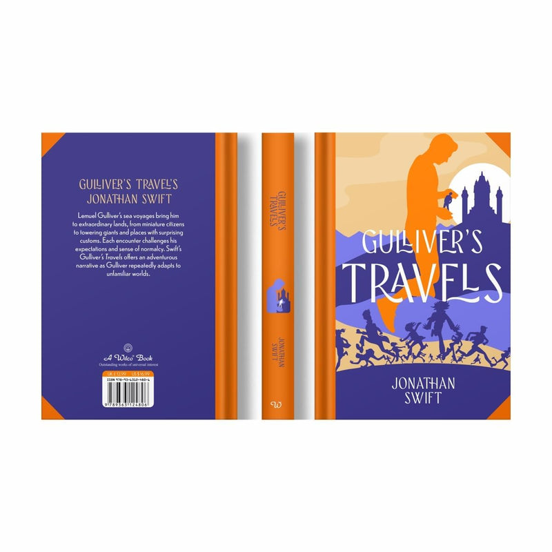 Gulliver’s Travels (Deluxe Hardback Sprayed Edge Edition) by Jonathan Swift - Fiction - Hardback