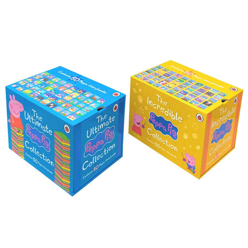 The Incredible Peppa Pig & The Ultimate Peppa Pig Collection 100 Books Set by Ladybird - The Book Bundle