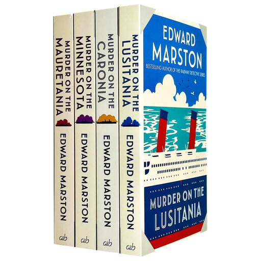 Edward Marston Ocean Liner Mysteries Collection 4 Books Set (Murder on the Lusitania) - The Book Bundle