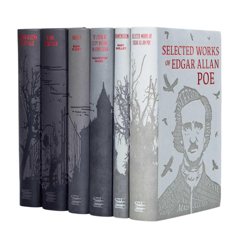 Word Cloud Classics Horror Set 6 Books Collection Set by Various Authors - Fiction - Paperback