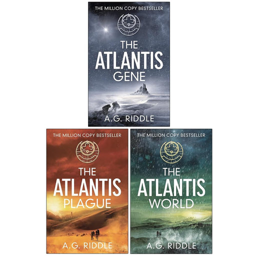 The Atlantis Trilogy Collection 3 Books Set By A.G. Riddle (The Atlantis Gene, The Atlantis Plague & The Atlantis World) - The Book Bundle