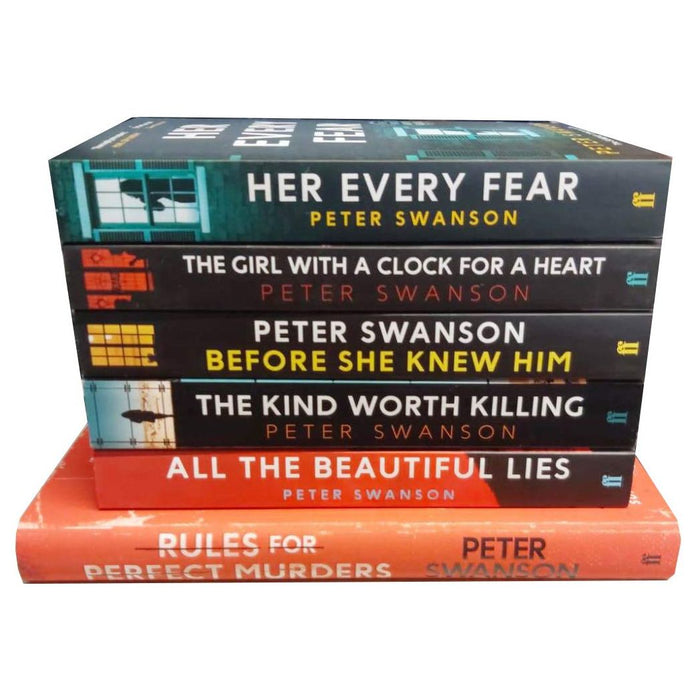 Peter Swanson Collection 6 Books Set (Rules for Perfect Murders, All the Beautiful Lies) - The Book Bundle