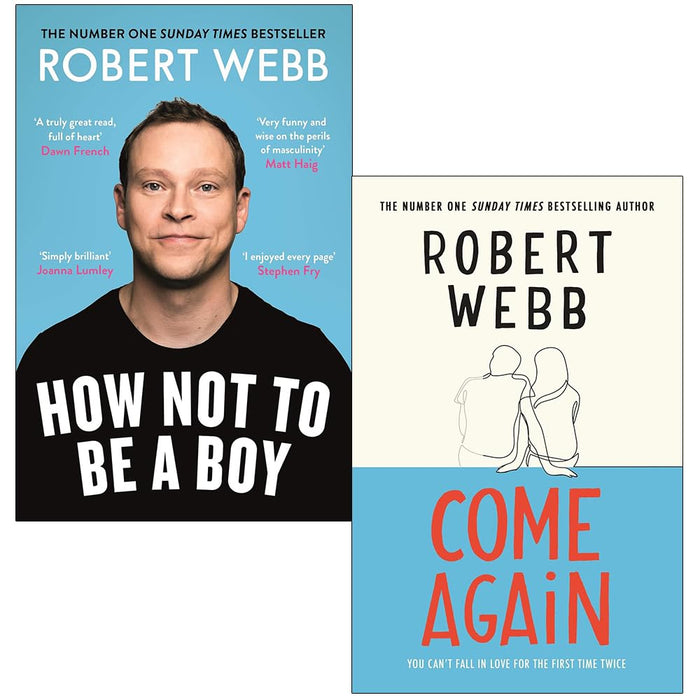 How Not To Be a Boy & Come Again By Robert Webb 2 Books Collection Set - The Book Bundle