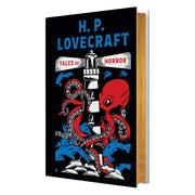 Leather-bound H.P. Lovecraft Tales of Horror book by Wilco International Ltd, showcasing its detailed cover design.