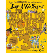 David Walliams Worlds Worst Children Collection 3 Books Set (The Worlds Worst Children 1, 2 & 3) - The Book Bundle