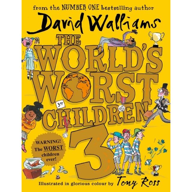 David Walliams Worlds Worst Children Collection 3 Books Set (The Worlds Worst Children 1, 2 & 3) - The Book Bundle