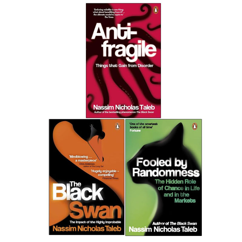Incerto 3 Books Collection Set by Nassim Nicholas Taleb - Non Fiction - Paperback