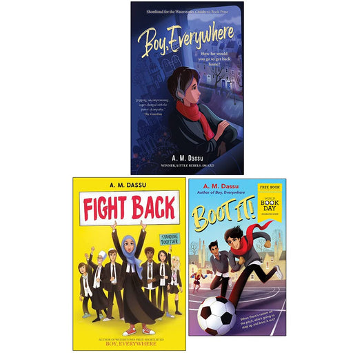 A.M. Dassu Collection 3 Books Set (Boy Everywhere, Fight Back, Boot It World Book Day) - The Book Bundle